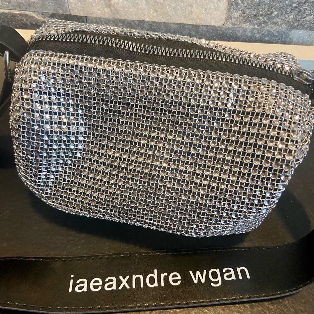 COPY - Studded Rhinestone Shoulder Bag - Picture 3 of 4